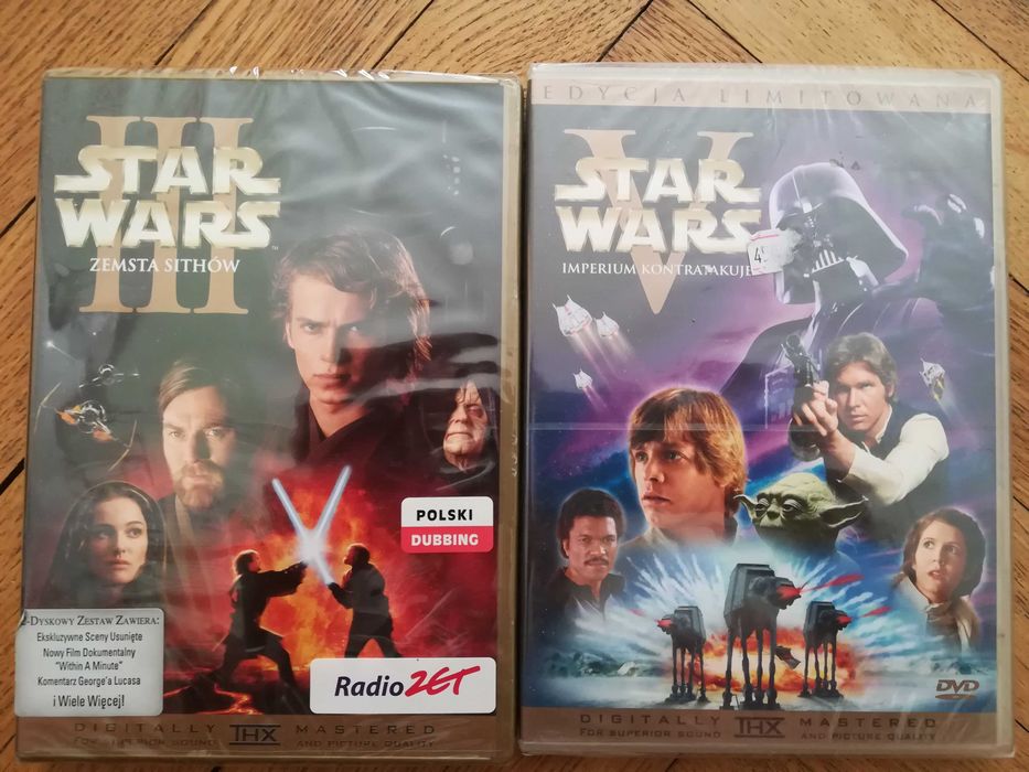 Star Wars Gwiezdne Wojny DVD Imperium kontraktuje Zemsta Sithów