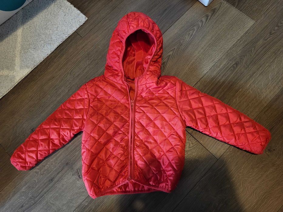 Kurtka przejściowa r.86 dziecięca z kapturem dla chłopca dziewczynki
