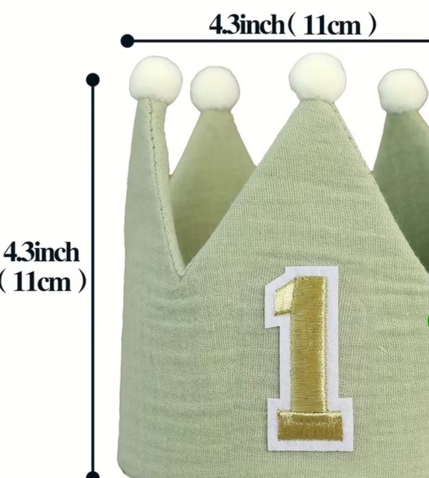 Korona dla dziecka idealna na roczek.