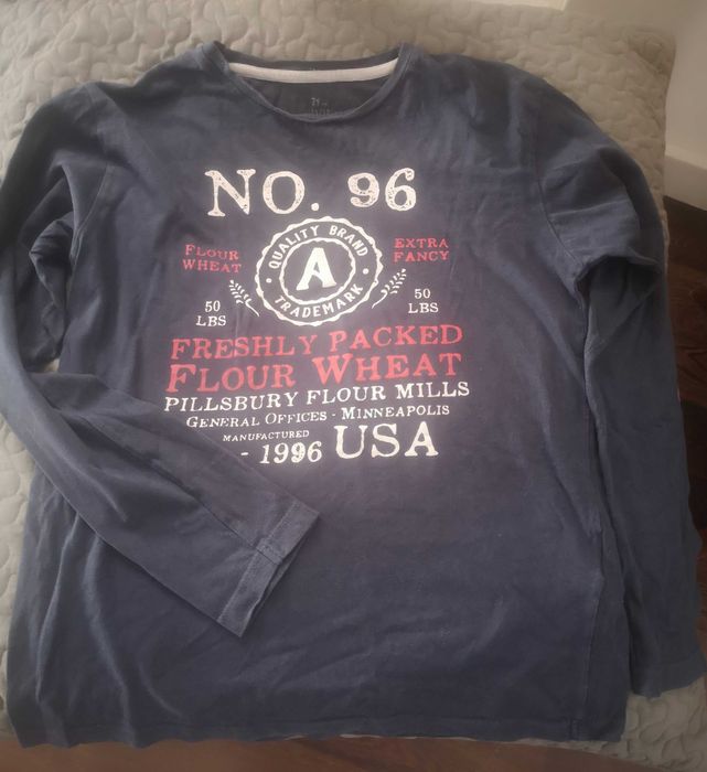 Sweat Zippy algodão azul escuro