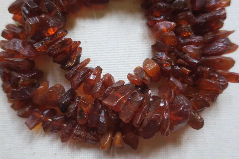 Korale prawdziwy bursztyn bałtycki