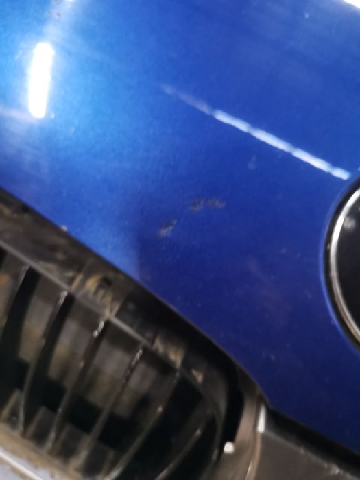 BMW E92 E93 przed lift maska pokrywa silnika montegoblau A51/5