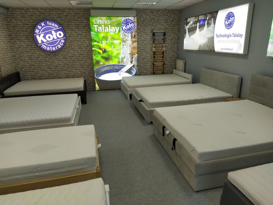 Łóżko małżeńskie nowe poekspozycyjne