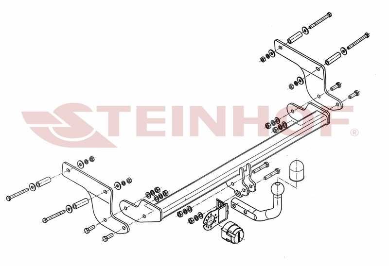HAK HOLOWNICZY + Moduł 7p do Renault Clio IV Hatchback 2012 do 2020