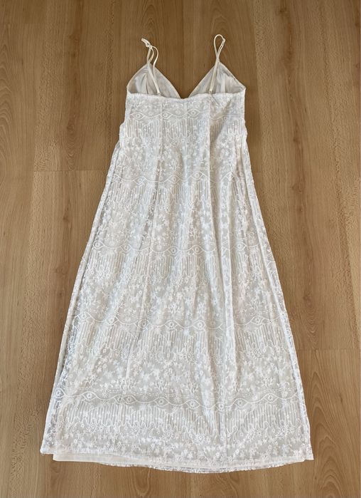 vestido branco - zara