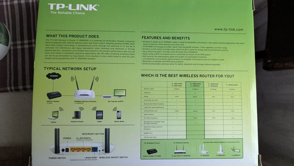 TP-LINK router wireless 300 Mbps