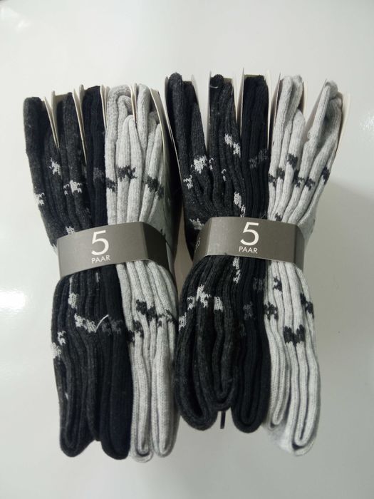 Nowe skarpety damskie / skarpetki 10 par / gwiazdki R-35/38 !95!