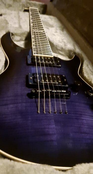 Guitarra elétrica Guit elect ESP E-Il Horizon S Reindeer Blue