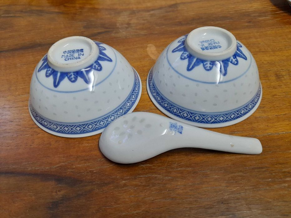 Miseczki z porcelany ryżowej