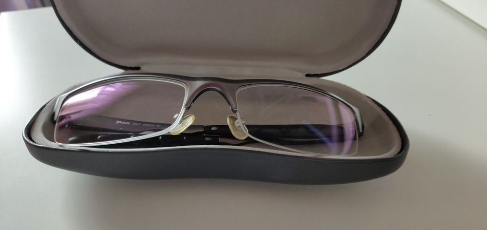 Męskie okulary zerówki z antyrefleksem