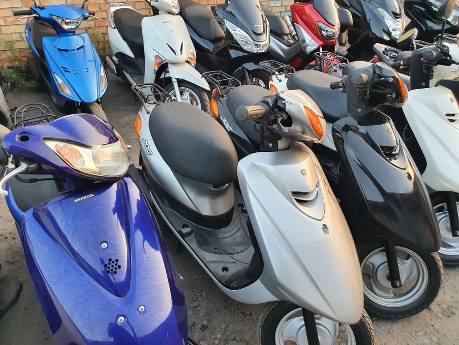 Скутер Хонда Дио 95 серый из Японии купить мопед