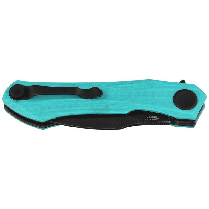 Nóż składany Bestech Ivy Light Blue G10, Black Stonewashed 14C28N by Ostap Hel (BG59F)