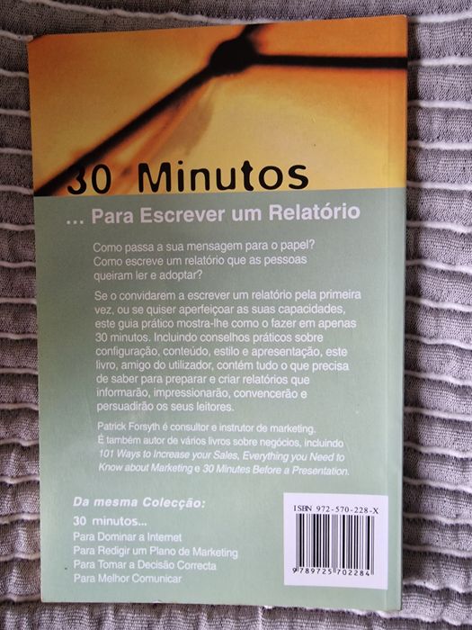 30 minutos para escrever um relatório