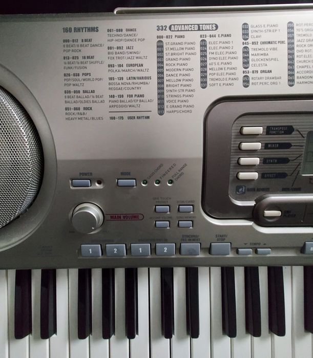 Casio klawisze użyty kilka razy WK- 3700