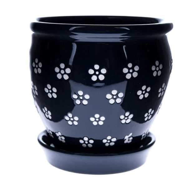 Doniczka 15 ceramiczna z podstawką