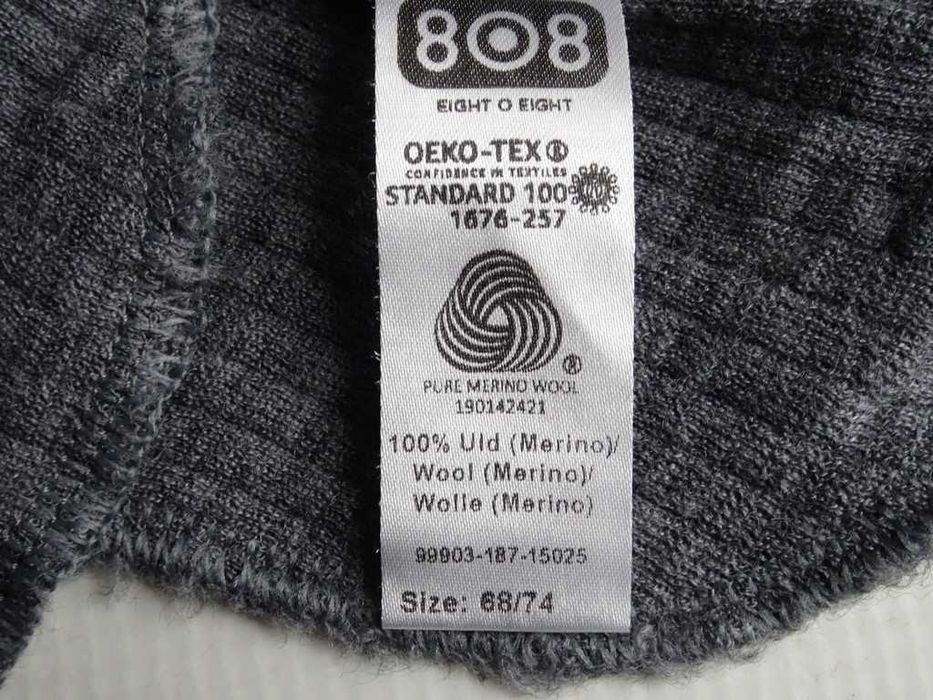 Eight 0 Eight / 808 kominiarka merino wool r. 6-9 m-cy