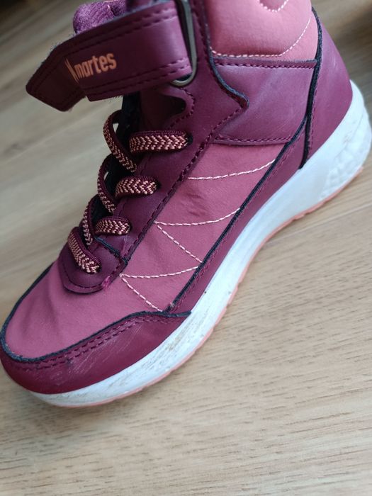 Buty za kostkę na rzepy