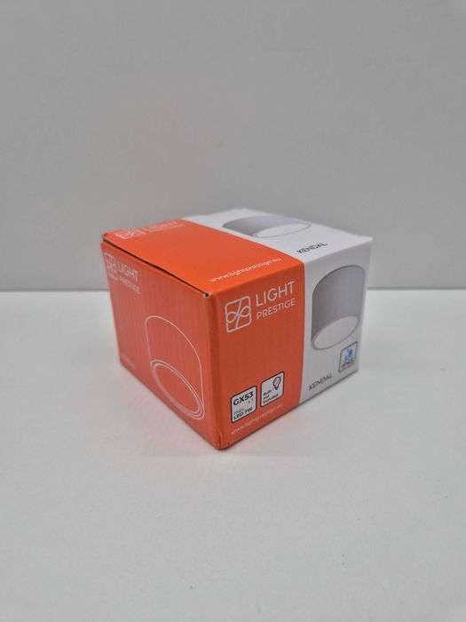 Light Prestige Kendal oprawa natynkowa 1 x GX53 biała LP-6331/1SM IP65 WH