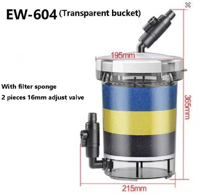 Filtro exterior para aquário sem bomba