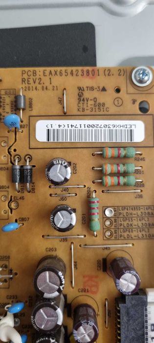 Peças para TV LG 47LB650V