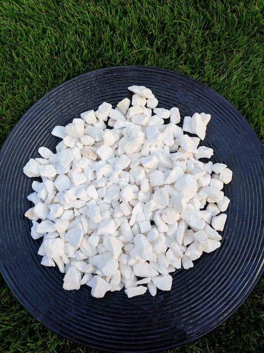 Kamień ozdobny Grys śnieżny thassos