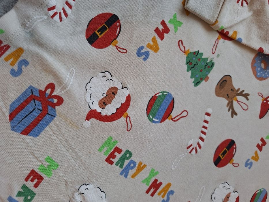 Zestaw 2szt. piżama świąteczna 116/122 H&M Pepco