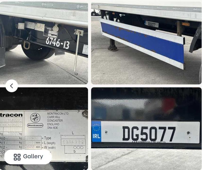 Напівпричіп рефрижератор здам в оренду Montracon Lambert