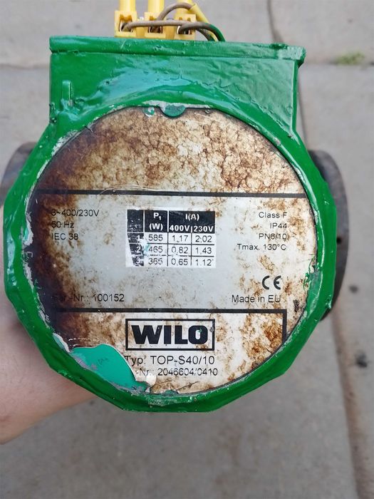 Циркуляційний насос Wilo top s 40/10, 380В
