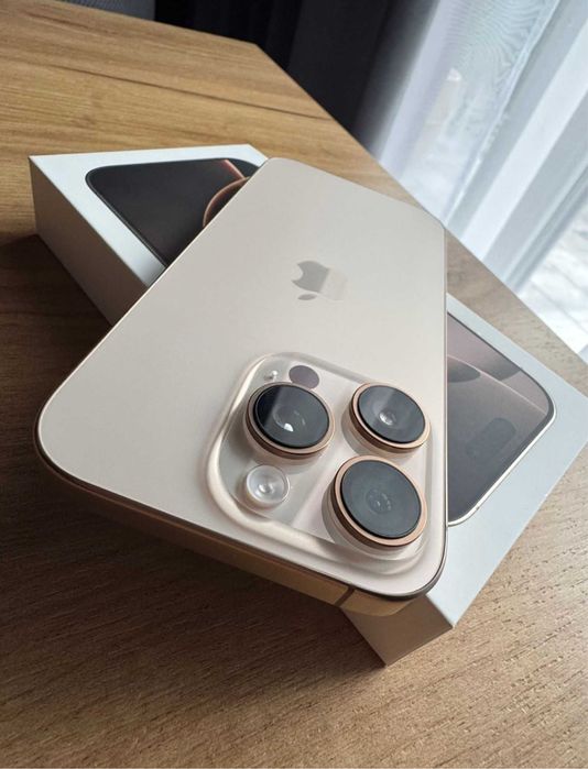  Apple iPhone 16 Pro 256GB Desert Titanium I Bateria 91% IGwarancja