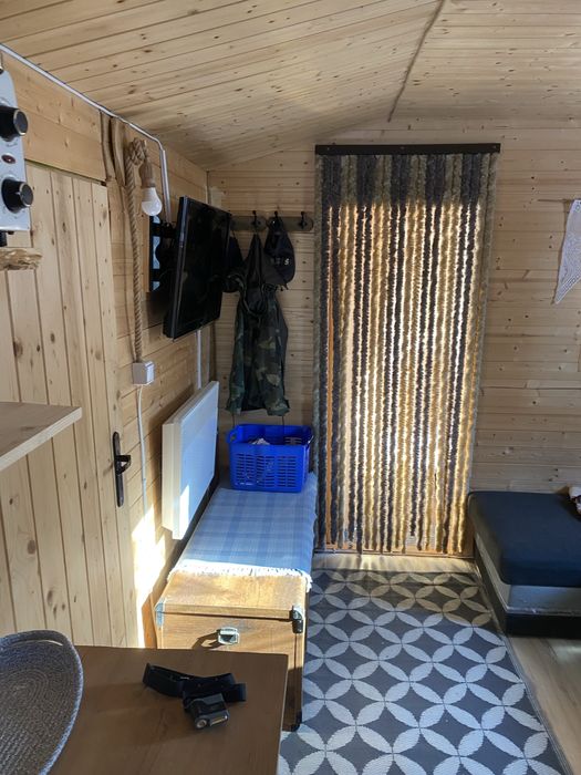 Domek letniskowy mobilny ocieplony 4x6m z tarasem