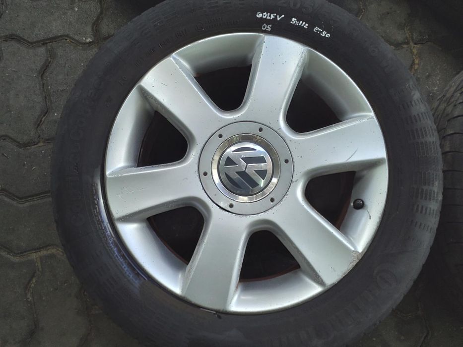 Jantes Vw R16 Com Pneus 205/55 Furação 5X112