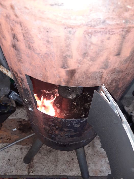 буржуйка, Б/У печка буржуйка