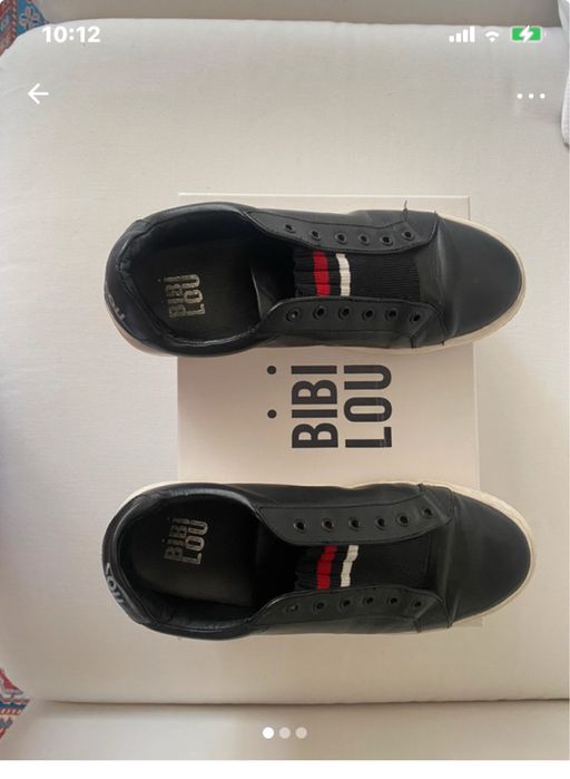 Tenis em pele Bibi Lou , excelente estado pouco usados