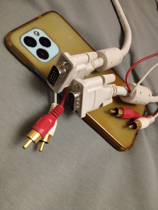 Кабель vga m + 2rca to vga m +2rca 2 метра