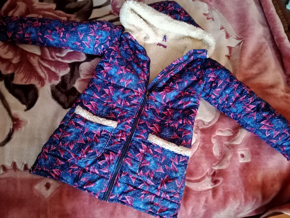 Зимова куртка на овчині