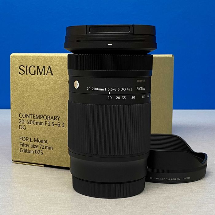 Sigma 20-200mm f/3.5-6.3 DG | L-Mount | NOVA | 5 ANOS DE GARANTIA
