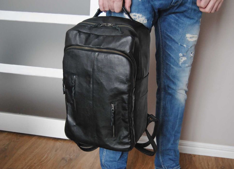 Шкіряний чоловічий рюкзак Diego Marin / кожаный мужской рюкзак