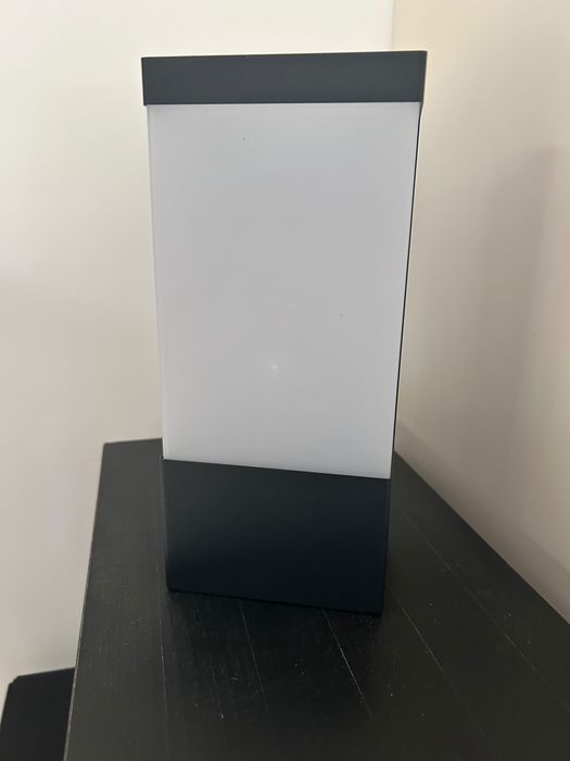 Zewnętrzna lampa ścienna na elewację IP44 COSMO czarna