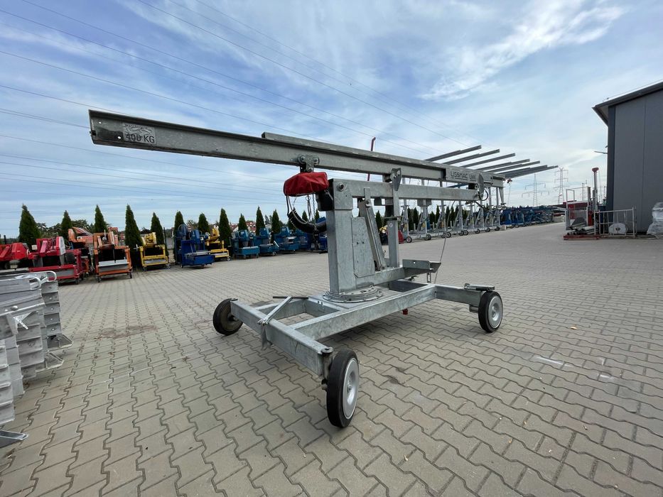 Mini dźwig żuraw LISSMAC LMK 400/800kg podnośnik wciągarka silka