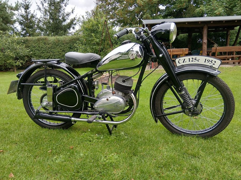 CZ 125c 1952rok, zabytek, zarejestrowana!