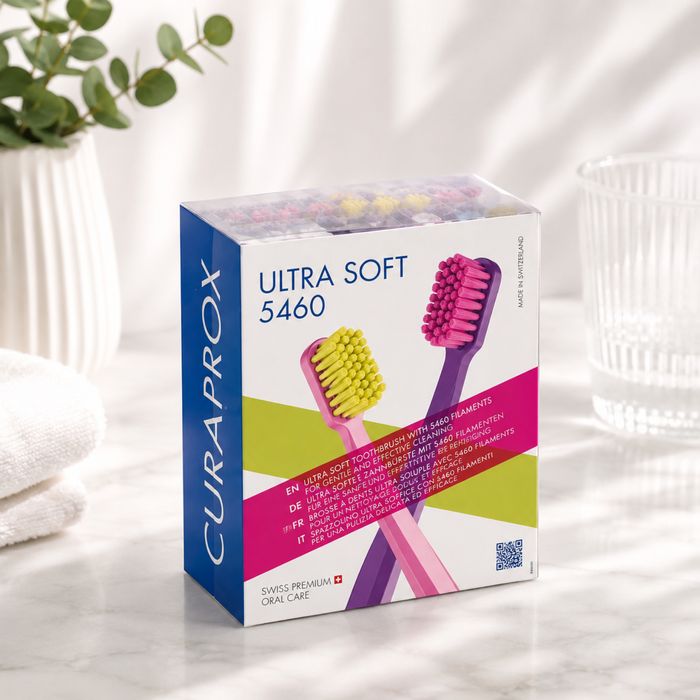 Зубна щітка Curaprox 5460 Ultra Soft , мʼяка щітка зубна для дорослих