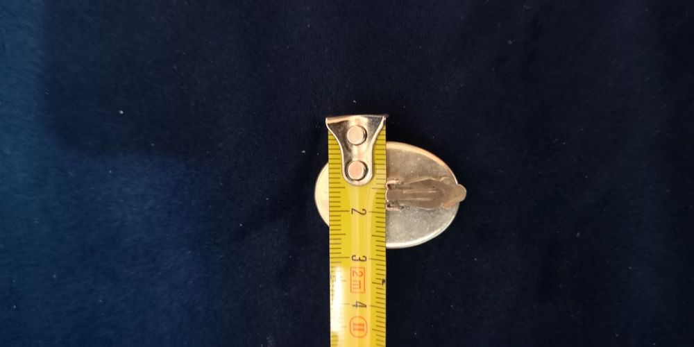 Srebrne klipsy z hematytem