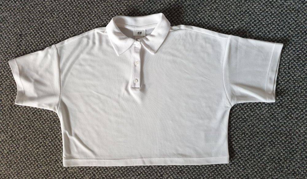 T-shirt, bluzka polo, H&M sport, rozmiar XS