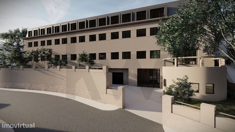 T0 de LUXO com Terraço. Qualidade de construção. Requinte nos acabamen