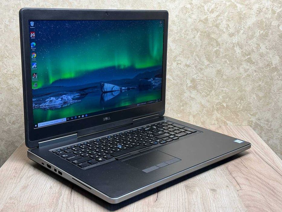 Большой Dell Precision 7710 17,3 FHD ips i7/8 GB/ssd120 + 500GB HDD/GPU 2GB
