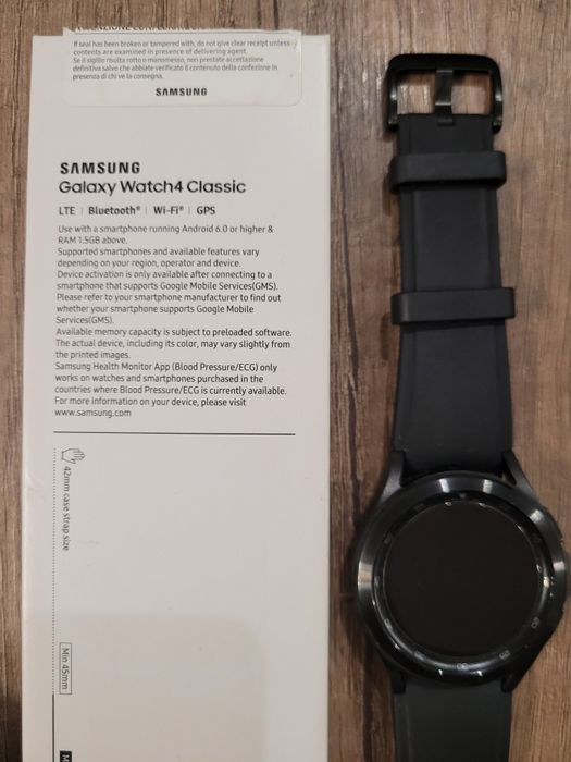 Smartwatch LTE Samsung Galaxy Watch4 Classic 42 mm LTE SM-R885F