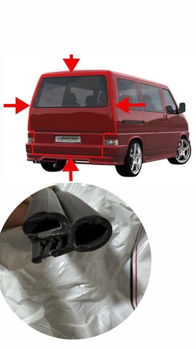Уплотнитель задних дверей WV T4 (1990-2003)
