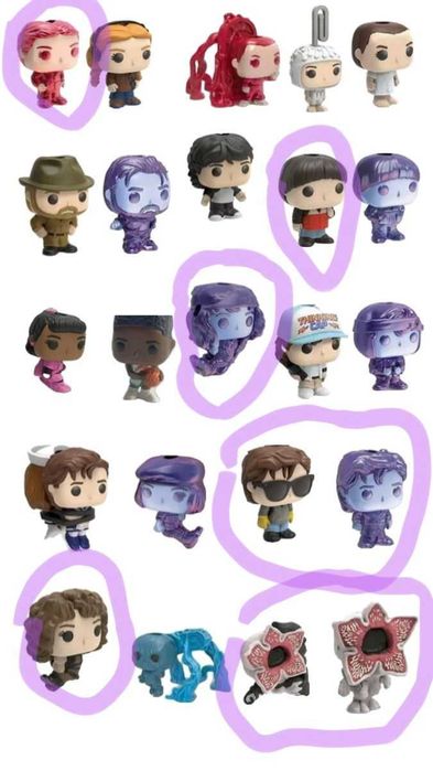Фігурки дивні дива, stranger things,фанко поп,Оді,Векна,Робін