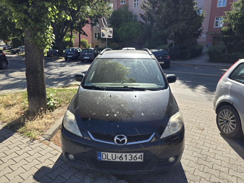 Mazda 5 2006 r. uszkodzona na części