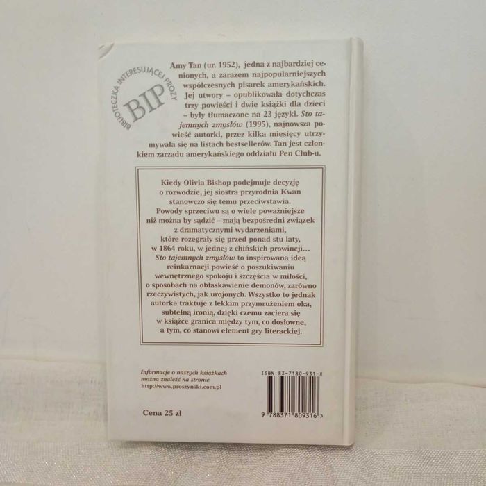 Sto tajemnych zmysłów. Amy Tan